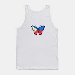 Filipino Flag Butterfly Tank Top